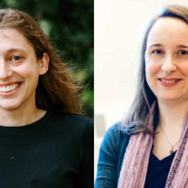 Headshots of Lori Huberman and Heather Feaga